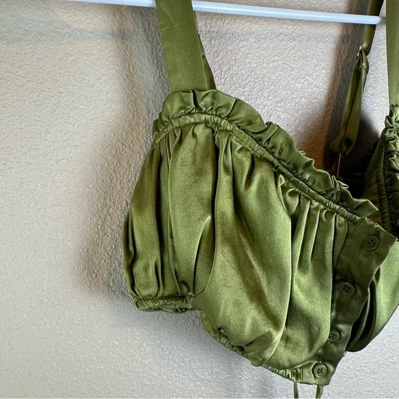 Nicholas Tracy silk crop top and shorts set - Picture 7 of 16